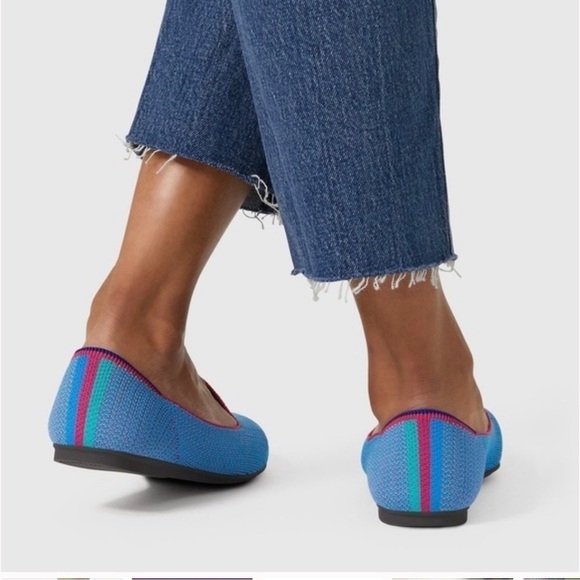 Rothy’s Bluebell Triple Stitch The Loafer SZ 7 - Picture 2 of 11